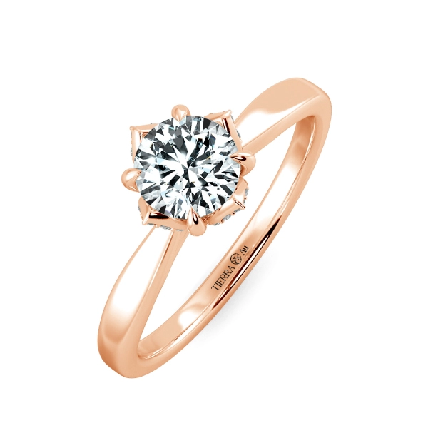 Nhẫn Cầu Hôn Kim Cương Little Lotus NCH9922 3